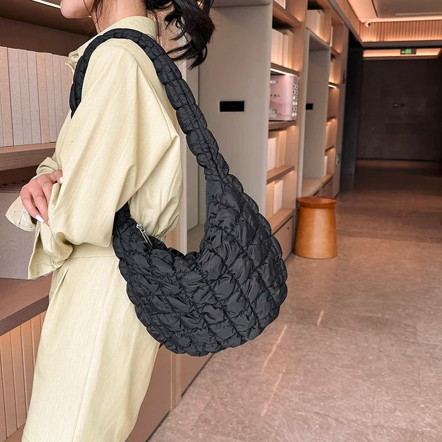 Sac à bandoulièr matelassé